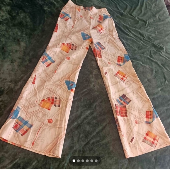 Vintage Patchwork Bell bottoms - WILLIE NELSON'S  PERONAL COLLECTION - Picture 2 of 9